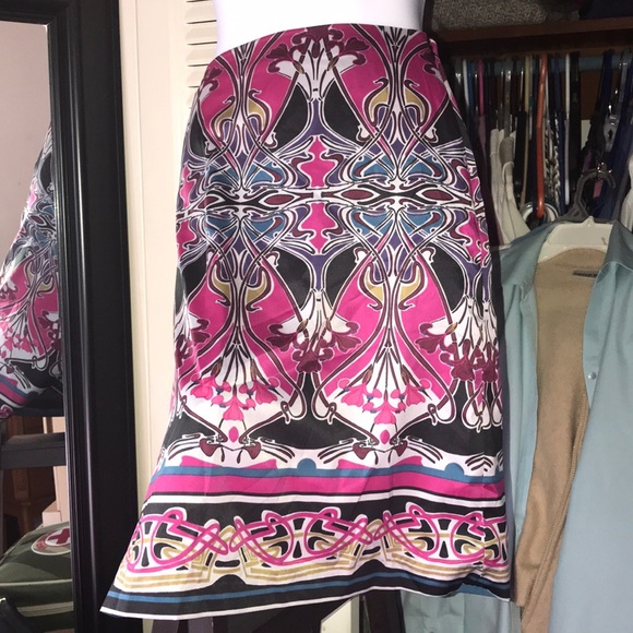 ⭐️3 for $29 Jaclyn Smith Sateen Midi Skirt - Picture 1 of 6